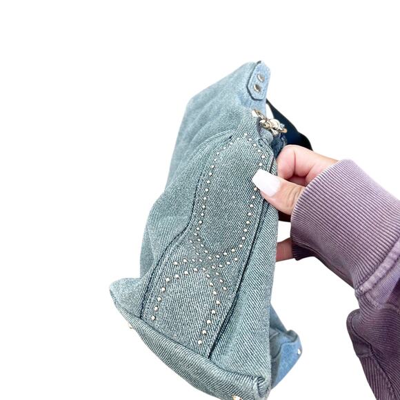 Aimee Kestenberg Denim Flap Slouchy Crossbody - Picture 5 of 8